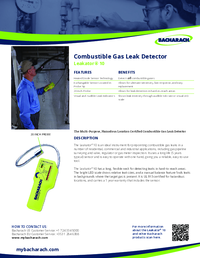 Thumbnail of document Data Sheet - Leakator 10 Gas Leak Detector